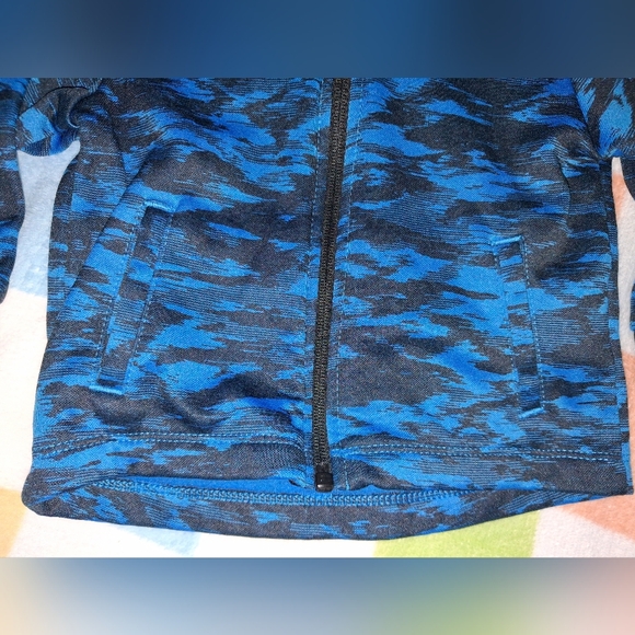 Nike ELITE Kids 2 Piece Sweatsuit Size 12 Months Blue/Black - Picture 6 of 15